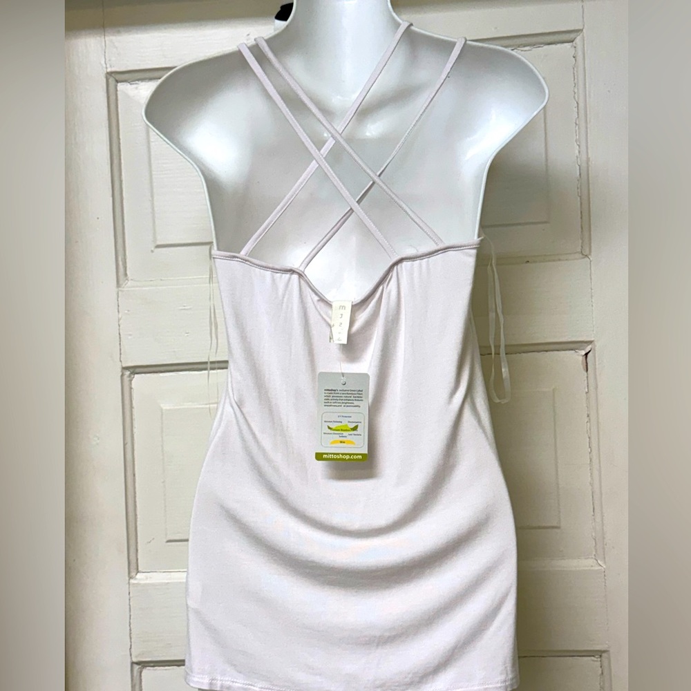 Mittoshop scrappy cami Dove size Medium NWT